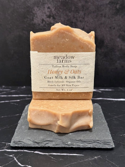 Honey & Oats Goat Milk & Silk Bar